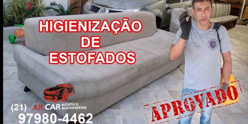 HIGIENIZAÇAÕ DE ESTOFADOS - Cliente e Ronaldo