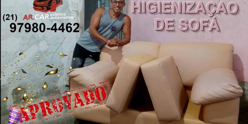 HIGIENIZAÇÃO DE SOFA