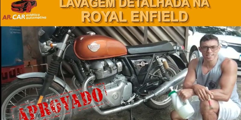 LAVAGEM DETALHADA NA ROYAL ENFIELD