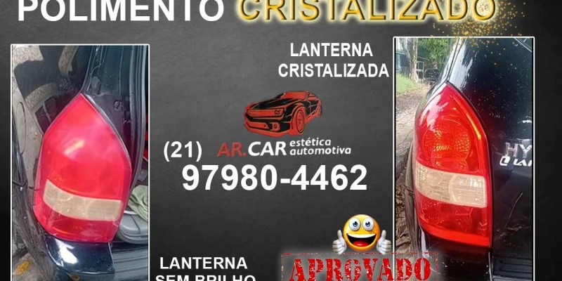 POLIMENTO CRISTALIZADO NA LANTERNA